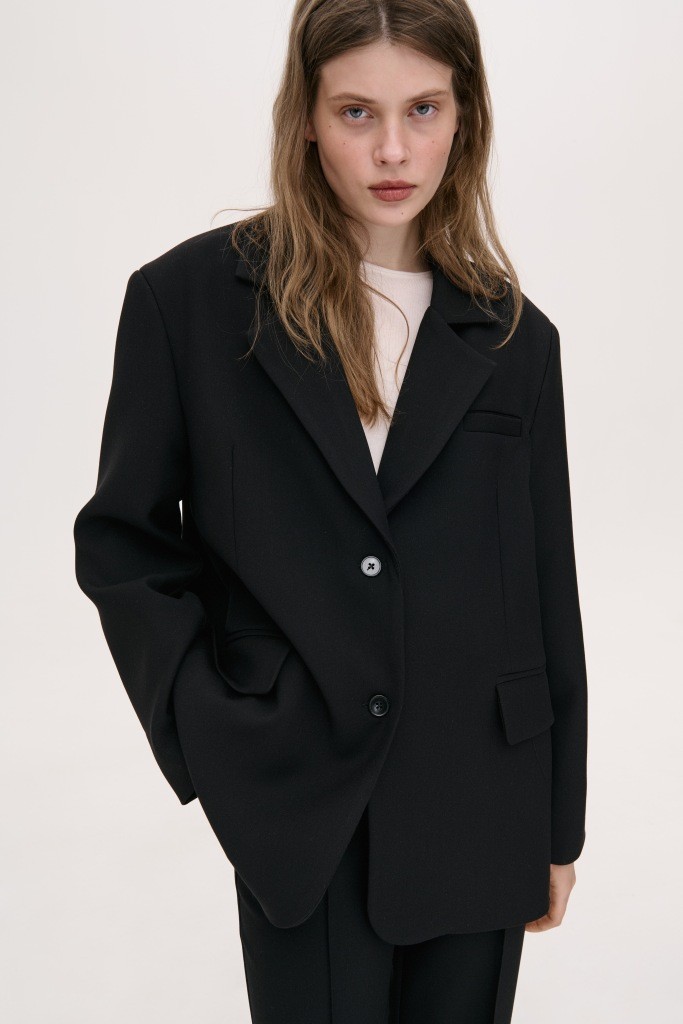 ОБʼЄМНИЙ ПОДОВЖЕНИЙ ЖАКЕТ ПРЯМОГО СИЛУЕТУ 1169 зображення